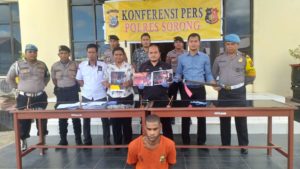 Polres Sorong Rilis Pembunuhan Sadis Karyawan PT Mancaraya