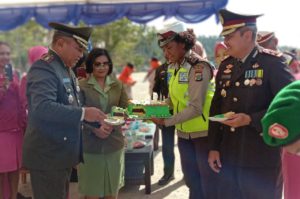 Di HUT TNI ke 74, Dandim 1805 Ingatkan Anggotanya Tetap Jadi Pemersatu Bangsa