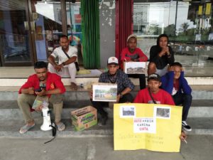 Peduli Ambon, Mahasiswa STIE dan STIH Bintuni Turun ke Jalan Galang Dana