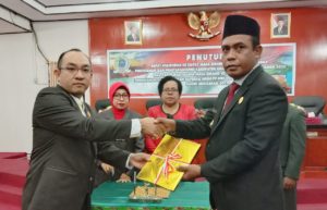 Akhiri Masa Tugas DPRD Raja 4 Tetapkan APBD 2020