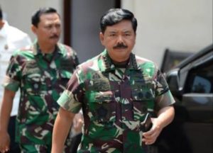 Pastikan Kunjungan RI 1 Aman, Panglima TNI Hadi Tjahjanto Cek Situasi ke Pegaf