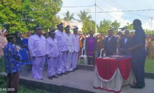 Bupati AFU Lantik 5 Kepala Kampung di Distrik Salut