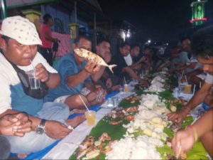 Sambut Tahun Baru 2020, Warga Melati Raya Makan Patita