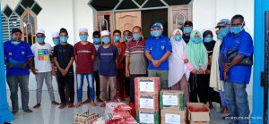 Meski Di Tengah Kekurangan, DPD KNPI Kota Sorong Berupaya Membantu Sesama