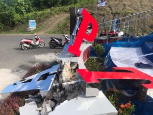 Bongkar Tugu R4, Dikabarkan Pelaku Sudah Diamankan Polisi