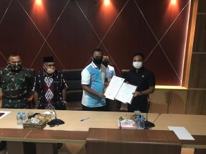 Pengawalan Dana Covid-19, Kejari Sorong dan Pemda Raja Ampat Teken MoU