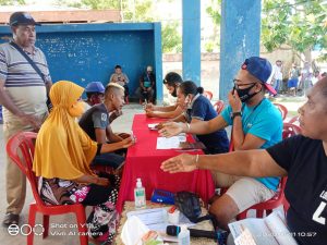 134 Warga di Jefman Dapat Bantuan Dari Kementrian Sosial RI