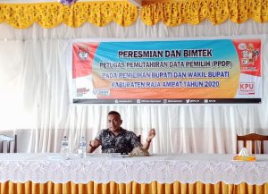 KPUD R4 Gelar Bimtek Bagi PPD, PPS, PPDP Distrik Kota Waisai