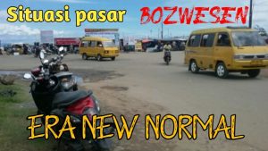 Pasar Boswezen Kota Sorong Terapkan Protokol Kesehatan