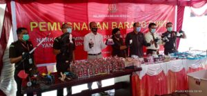 Kejaksaan Negeri Sorong Musnahkan Barang Bukti Dari 132 Perkara Inkracht