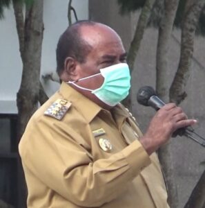 Lambert Jitmau, PSBB Belum Bisa Diterapkan Di Kota Sorong