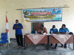 DPD KNPI Sorong Bentuk Kepengurusan Tingkat Distrik
