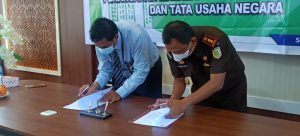 Kejaksaan Bersama KPP Pratama Sorong Melakukan MoU Guna Mengamankan Penerimaan Pajak