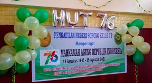 Humas PN Sorong : Layanan Berbasis Teknologi Merupakan Salah Satu Yang Terbaik Di Papua