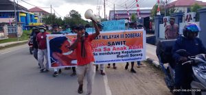 Pemuda Adat Wilayah Domberay Demo Tolak Investasi Kelapa Sawit
