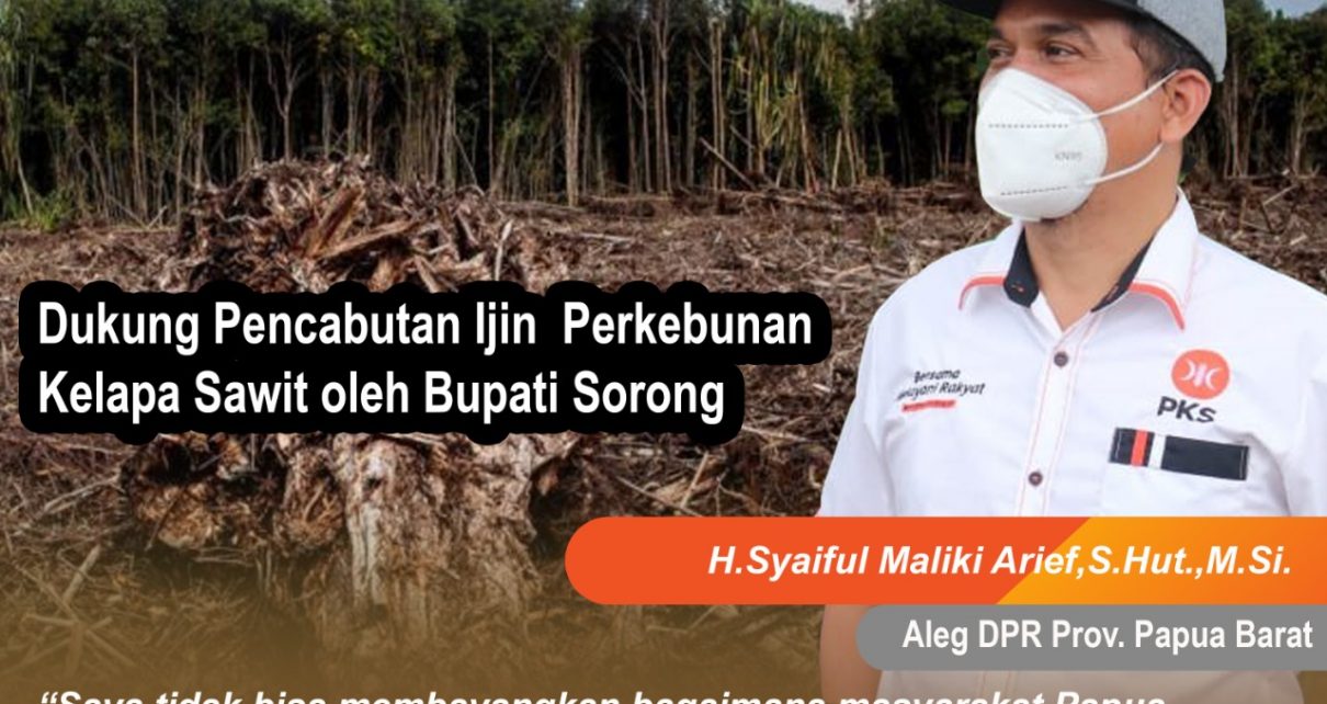 Syaiful Maliki Arief. Anggota DPRD Papua Barat.