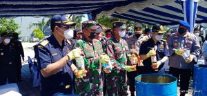 Kanwil Bea Cukai Khusus Papua Musnahkan Puluhan Ribu Barang Ilegal Hasil Penindakan