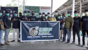 Tiba Di Sorong, Sandi Disambut Relawan Kawan Sandi: Ini Calon Presiden Kita