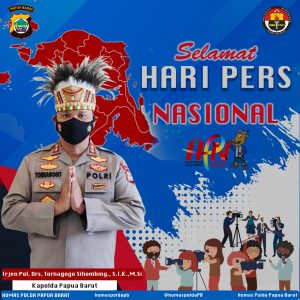 Kapolda Papua Barat Mengapresiasi Insan Pers