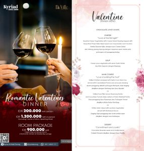 Rayakan Moment Valentine Dengan Pasangan Tercinta di Kyriat M Hotel