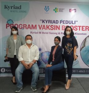CSR Kyriad M Hotel Sorong Gelar Vaksinasi Booster Untuk Umum