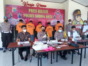 Polres Sorkot Tangkap Lima Pelaku Kejahatan Narkotika Jenis Sabu dan Ganja