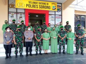 Perekat Silaturahmi Pangdam XVIII Kasuari Kunjungi Mapolres Sorong