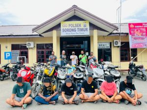 Tim Paniki Tangkap 5 Terduga Pelaku dan Mengamankan 15 Motor Curian