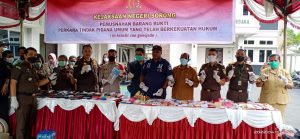 Kejari Sorong Musnahkan Barang Bukti Dari 127 Perkara Yang Telah In Kracht