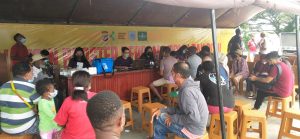 Ribuan Orang Antusias Ikut Vaksinasi Hasil Kerja Sama Program Polres Sorong Kota dan PCNU