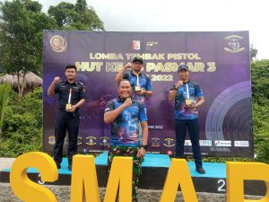 HUT ke-4, Pasmar 3 Sorong Gelar Lomba Tembak Pistol