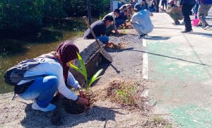 Peringati HLH Sedunia, PWI Sorong Raya Kolaborasi Bersama Sejumlah Stakeholder Tanam 50 Bibit Pohon