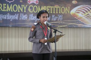 Hari Bhayangkara ke 76, Biro SDM Polda Papua Barat Gelar Lomba MC