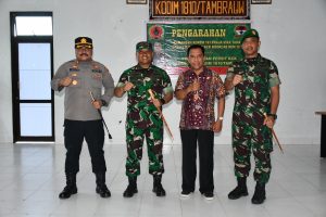 Danrem 181/PVT Tatap Muka Bersama Forkopimda Kabupaten Tambrauw