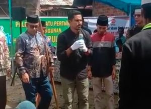 Abdullah Gazam Bantu Pembangunan Masjid Nurul Iman Melalui Dana Hibah