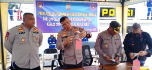 Tujuh Nelayan Pengebom Ikan Ditangkap Kapal Patroli Mabes Polri dan Polda Papua Barat