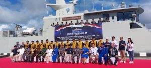 BI PB dan Koarmada III Sorong Melakukan Pelepasan Ekapedisi Rupiah Berdaulat