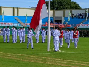 Upacara Peringatan HUT RI Ke-77 Berlangsung di Stadion Kota Sorong