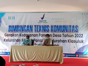 160 Peserta Mengikuti Bimbingan Teknis Gerakan Keamanan Pangan Desa