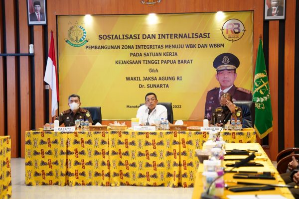 Wakil Jaksa Agung Berkunjung ke Kejaksaan Tinggi Papua Barat