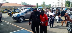 Tiga Petinggi NRFPB Yang Ditangkap di Jayapura Dibawa ke Sorong Menjalani Pemeriksaan