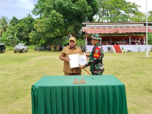 Penjabat Bupati Tambrauw Pimpin Upacara Pembukaan TMMD ke-115