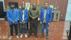 PKC PMII Papua Barat Silaturahmi Dengan Bupati Manokwari