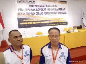 Sejumlah Agenda Dibahas Dalam Muscab IV DPC Peradi Sorong
