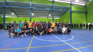 Pembukaan Turnamen Futsal dan Badminthon Antar Instansi Berlangsung di GOR Lantamal Sorong