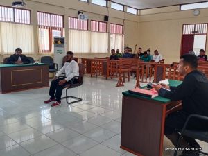 Hakim Pengadilan Negeri Sorong Hadiahi Abraham Fatemte 15 Tahun Penjara
