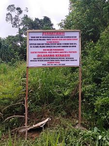 Tanah Seluas 11 Ribu Hektar di Jalan Intimpura Milik Orgenes Osok