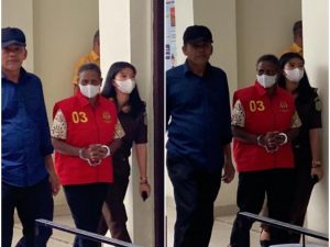 Empat Tersangka Dugaan Korupsi Disdukcapil Maybrat Dilimpahkan ke Kejari Sorong