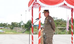 Perketat Keamanan Kabupaten Maybrat, 120 Satpol PP Dilatih oleh Anggota Letkol Petir Satgas