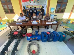 Ditpolairud Polda Papua Barat Tangkap Residivis Pengeboman Ikan
